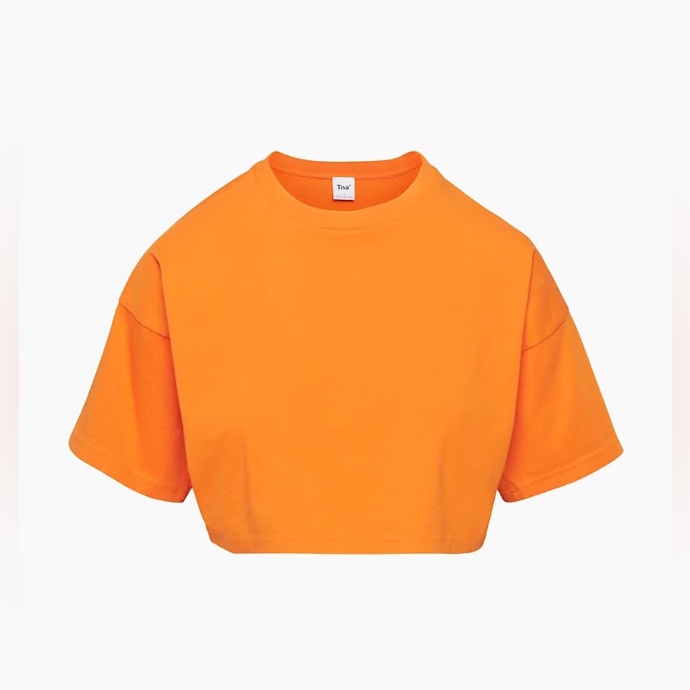 TNA Aritzia | Laid back t-shirt in Burnt Citrus
